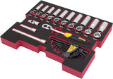Stanley Handwerkzeuge FMHT0-74297 Fatmax Tstak Einsatz-Steckschlüsselsatz 1 2 20-teilig – FMHT0-74297