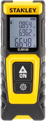 Stanley – Laser-Entfernungsmesser SLM100 – 30 m – elektrische Messgeräte – Laser – 1 Stück.