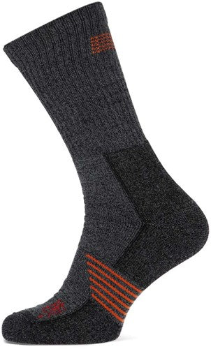 Stapp techno bamboo sok 28400 donkergrijs oranje | 6556 donkergrijs oranje | maat 50 - 00.134.007.47