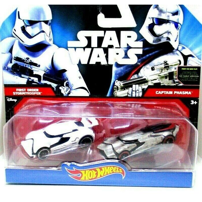 Hasbro Star Wars 2 Autos Captain Phasma zusammen mit First Order Stormtrooper