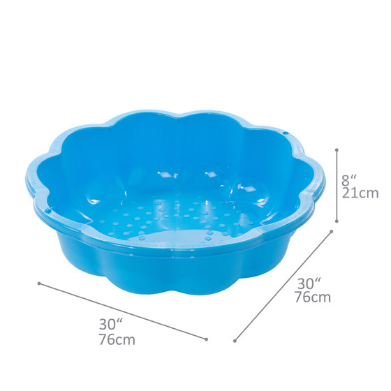 Starplay Mini Sonnenblumen Sandsack Wasserbank 76 cm blau