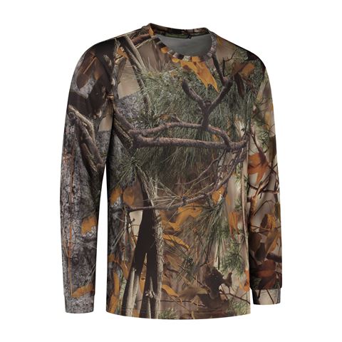 Stealth Gear Stealth Gear T-shirt Long Sleeve Camo Bosprint Size L