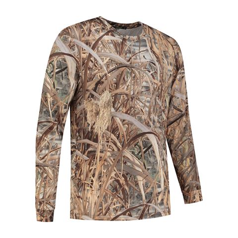 Stealth Gear Stealth Gear T-shirt Long Sleeve Camo Rietprint Size S