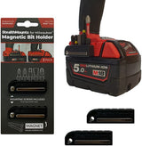 Stealth Mounts Bithalter für Milwaukee M18 | schwarz | 2 Stück - bra-mw18-blk-2