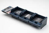 Stealthmounts BM-BO18-Blu-6 Batteriehalter für Bosch 18V Pro | blau | 6er-Pack – bm-bo18-blu-6