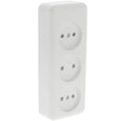 Q-Link-Aufputzsteckdose - 3-fach