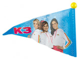 Studio 100 Fahrradfahne K3 Junior 150 cm Vinyl rosa gelb