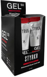Styrkr Gel50 Dual-Carb Energy Gel 12er Box