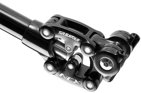 Suntour sp12 sp25 ncx 350mm suspension seatpost + safety cover | 30,9 x 350mm soft (