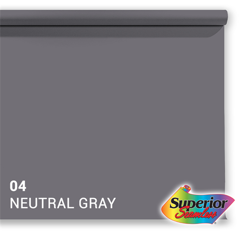 Superior Hannergrondpabeier 04 neutral Gray 1.35 x 11m