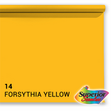 Superior achtergrondpapier 14 forsythia yellow 1,35 x 11m