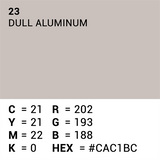 Overlegen baggrundspapir 23 kedeligt aluminium 1,35 x 11m