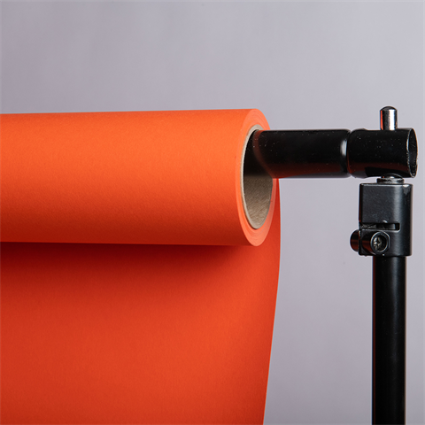 Superior background paper 39 Bright Orange 1.35 x 11m