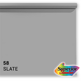 Superior background paper 58 slate gray 1.35 x 11m