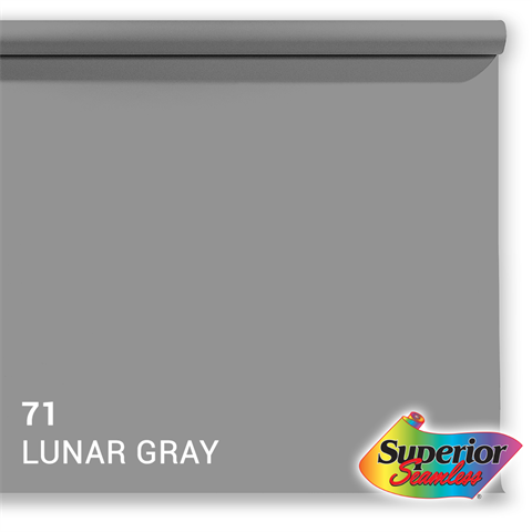 Superior Hannergrondpabeier 71 Lunar Grey 1.35 x 11m