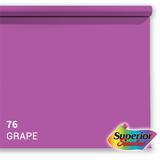 Superior Hannergrondpabeier 76 Grape 1.35 x 11m