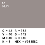 Superior background paper 88 gray 3.56 x 30.5m