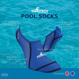 Swimtech Schwimmsocken Junior Polyesterblau Größe 37,5 40