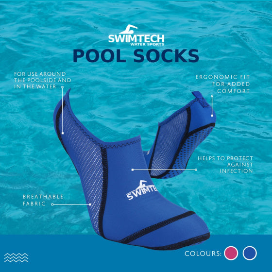Swimtech Swim Socken Männer Blau Größe 41-44