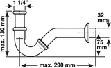 Cornat Bidetsiphon Messing CH 1 1 4 215 - T317503