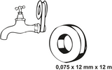Cornat Teflonband 12x0,075mm (12m) Wasser - t380698