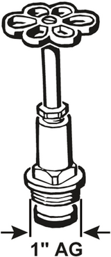 Cornat langer Hahnkopf für Kugelhahn 1'' - t571733