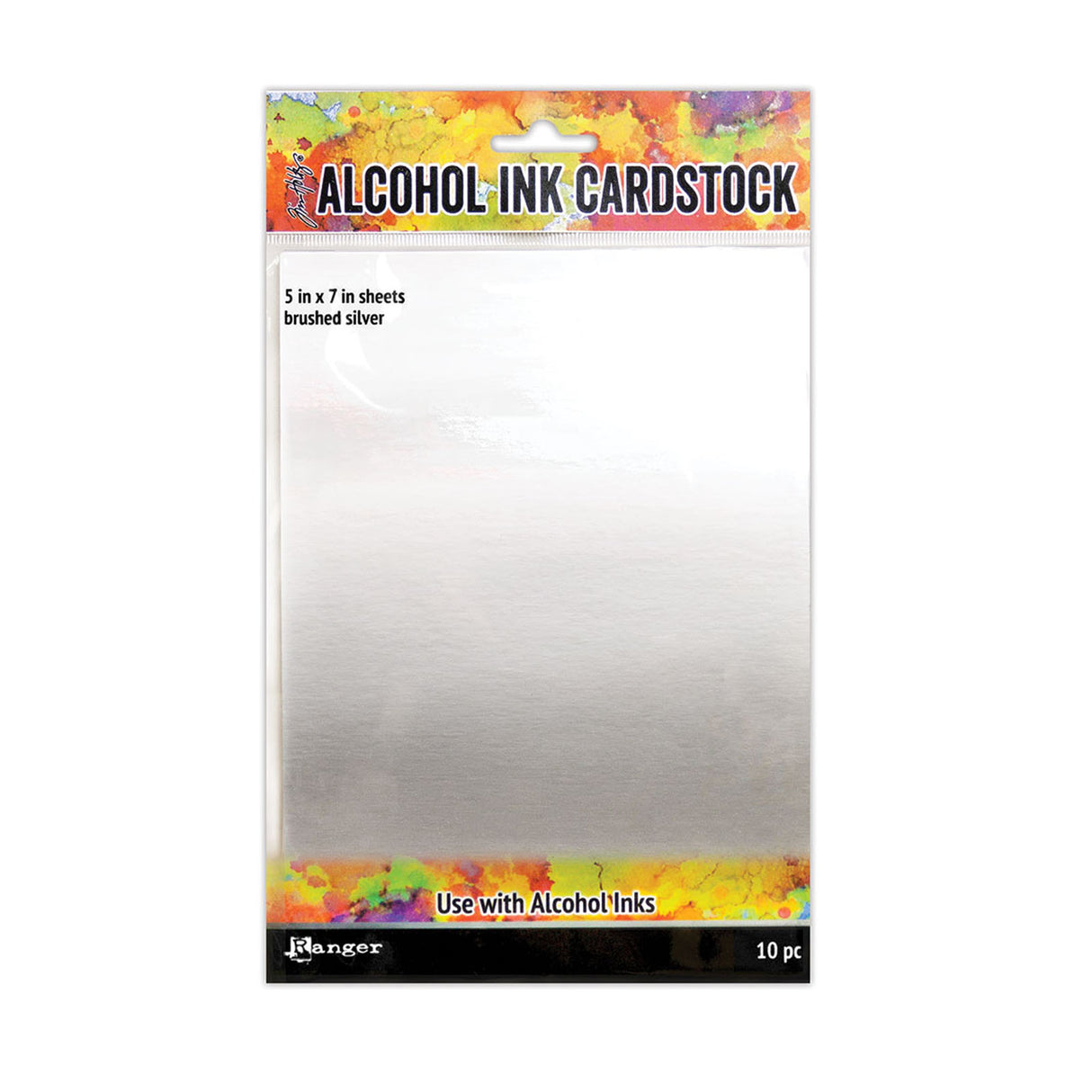 Ranger-Tinte Ranger • Tim Holtz Alkohol-Tintenkarton, gebürstetes Silber