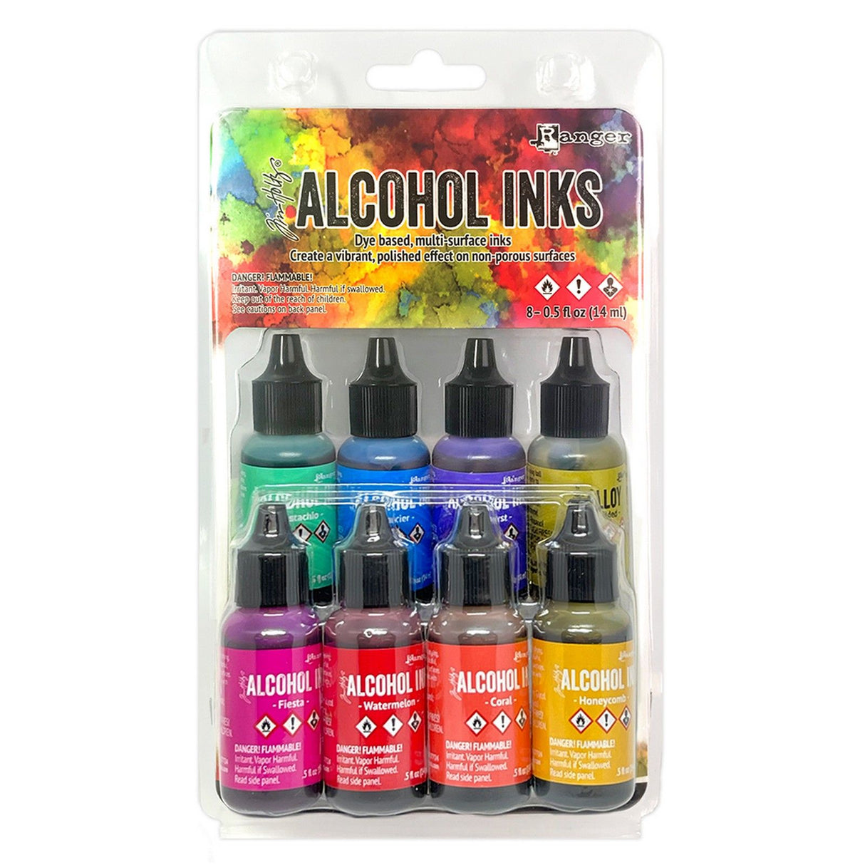 Ranger • Tim Holtz Alkoholtinten Spectrum Retro 14 ml x 8 Stück