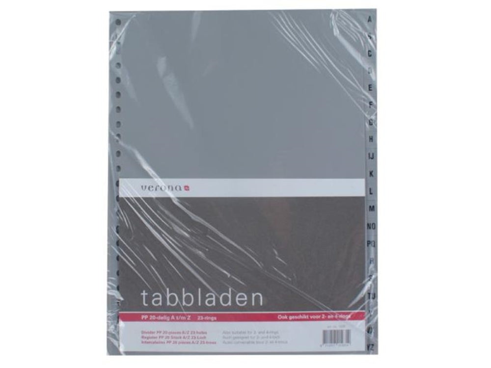 Verona Tabs A4 23Ringe A-Z 20 Teile