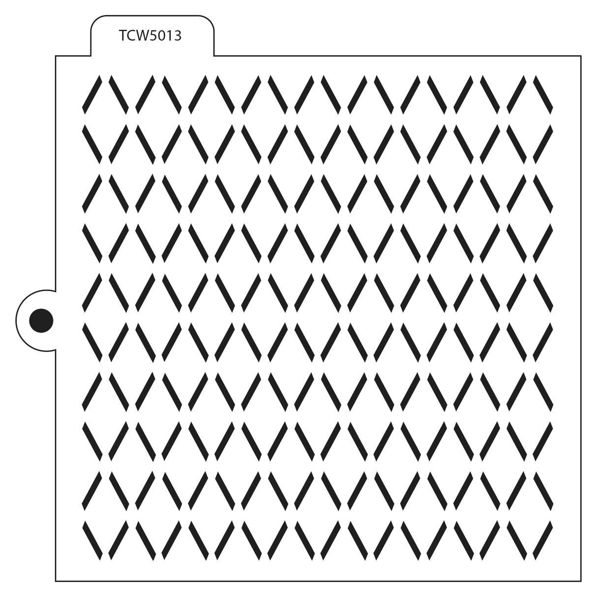 Die Werkstatt des Handwerkers • Schablone Keks 5,5x5,5 Diamant