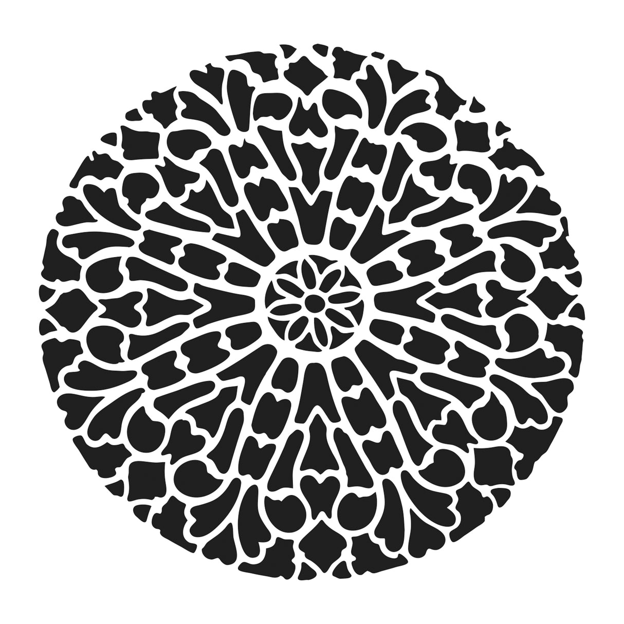 Die Werkstatt des Handwerkers • Vorlage alter Kreis 15,2x15,2cm