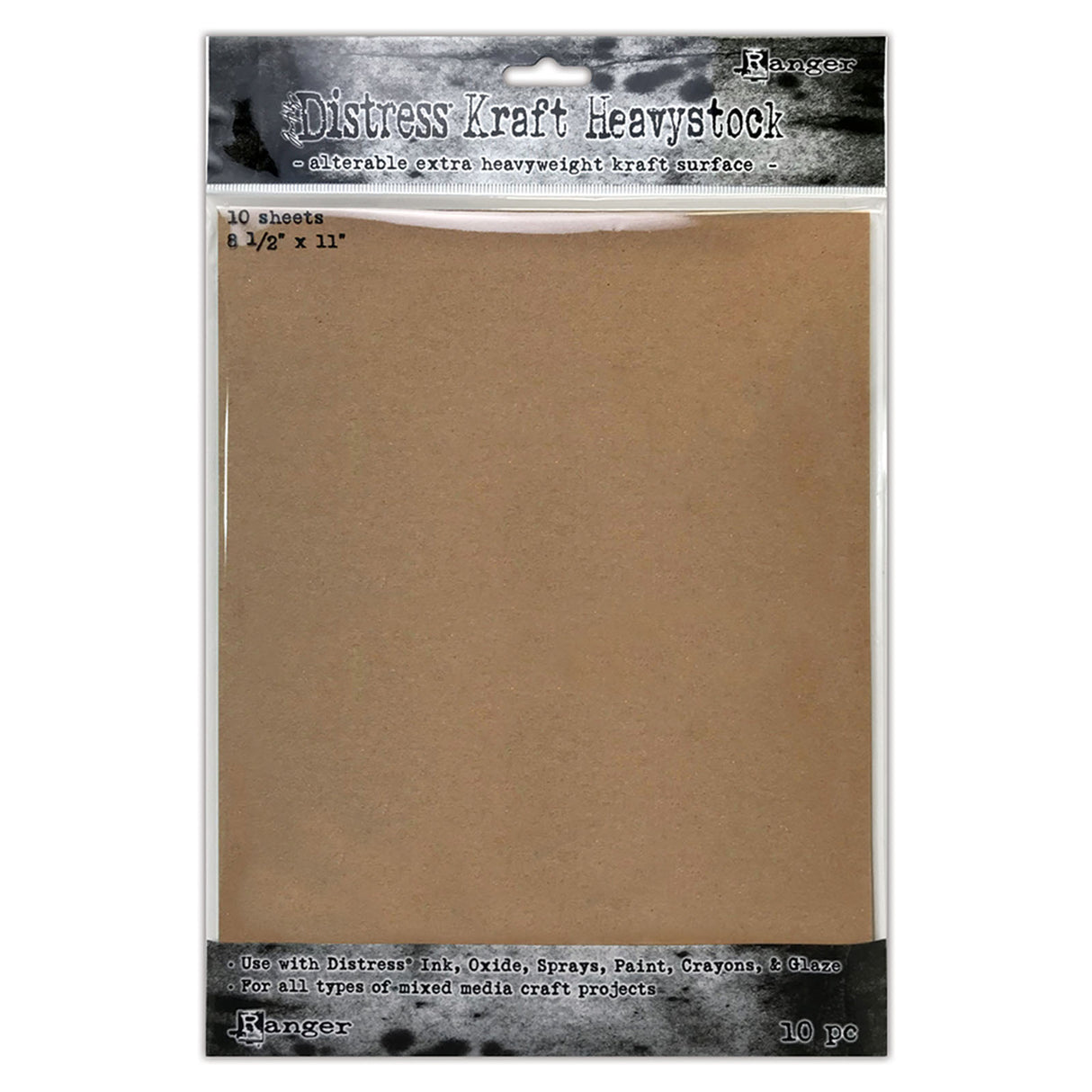 Ranger Tinte Ranger • Tim Holtz Distress Mixed Media Heavystock 20,32 x 25,40 cm Kraftpapier