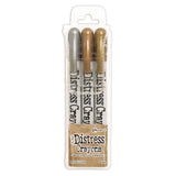 Ranger Ink Ranger • Tim Holtz Distress Buntstifte Set Metallics 3-tlg.