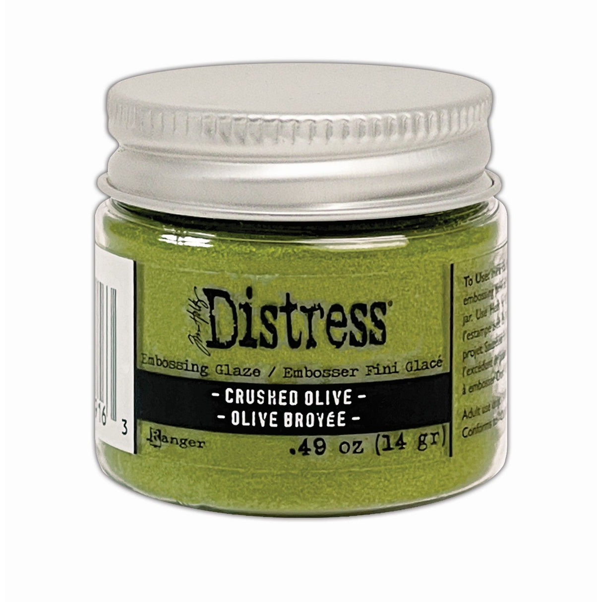 Ranger Tinte Ranger • Tim Holtz Distress-Prägeglasur Crushed Olive