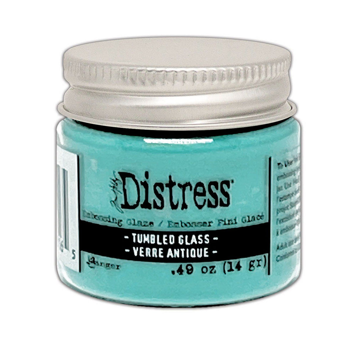 Ranger Ink Ranger • Tim Holtz Glasur mit Distress-Prägung, Trommelglas