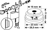 Cornat-Dichtung für Wisa Abu Grohe Wasserhahn – tec380428