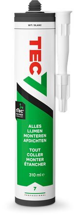 Tec7 Kartusche Universal-Klebedichtstoff 310 ml weiß - 535206000