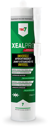 Tec7 xealpro Dichtmittel transparent grau Kartusche 310 ml – 528007000