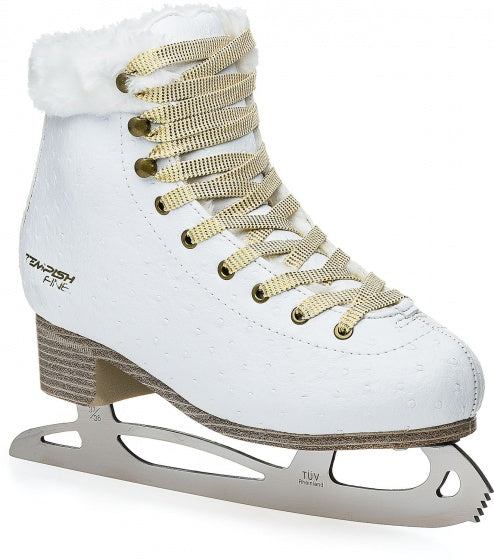 Tempish Figur Skating Fine Ladies White Size 40