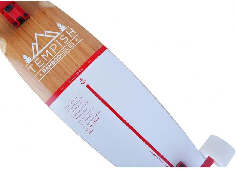Tempish Longboard Flow 109 x 23 cm leer weiß