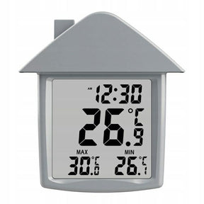 Transparante raamthermometer
