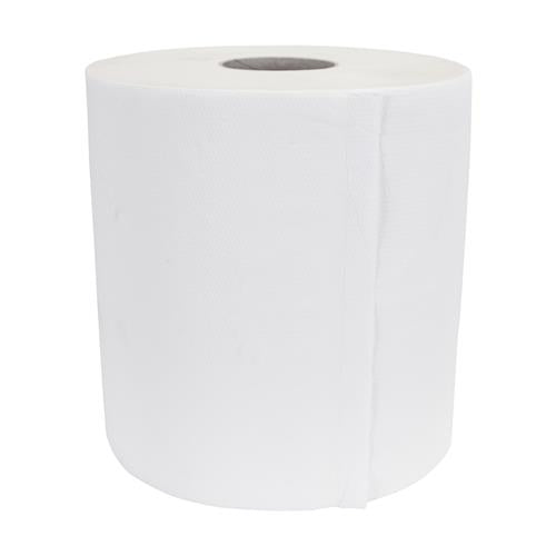 Towlers Reinigungspapier B=23cm L=350m weiße 1-lagige PP-Rolle (6) | 6 Stück