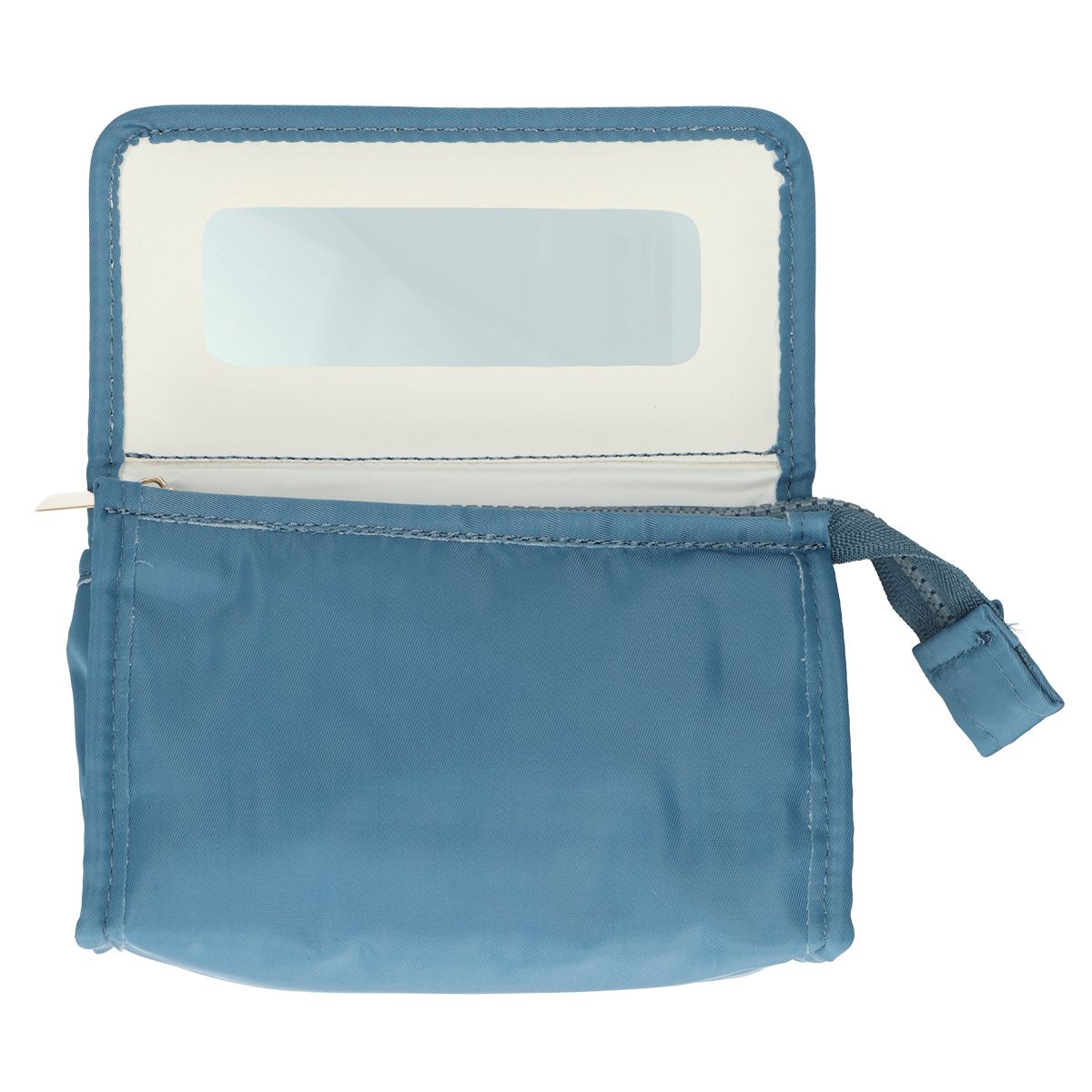 Reisespiegeltasche Essentials blau 16,5 cm x 11 cm