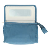 Reisespiegeltasche Essentials blau 16,5 cm x 11 cm