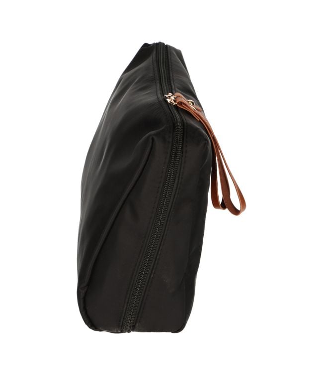 Traveller Kulturbeutel Beauty Bag Schwarz Braun 30cm x 20cm