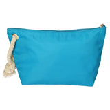 Traveller Kulturbeutel Meer, Sand Sonne Blau Orange 30cm x 19,5cm