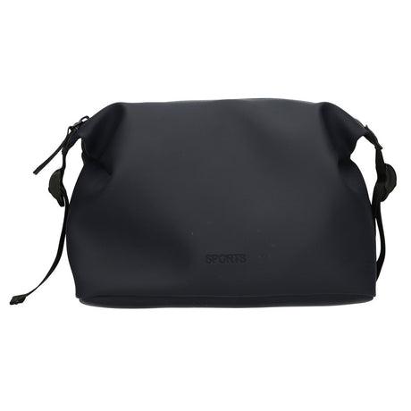 Traveller toilettas waterdicht gesp zwart donkerblauw 34cm x 21cm