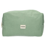 Traveller toilettas rib waterdicht mintgroen 24,5cm x 18,5cm