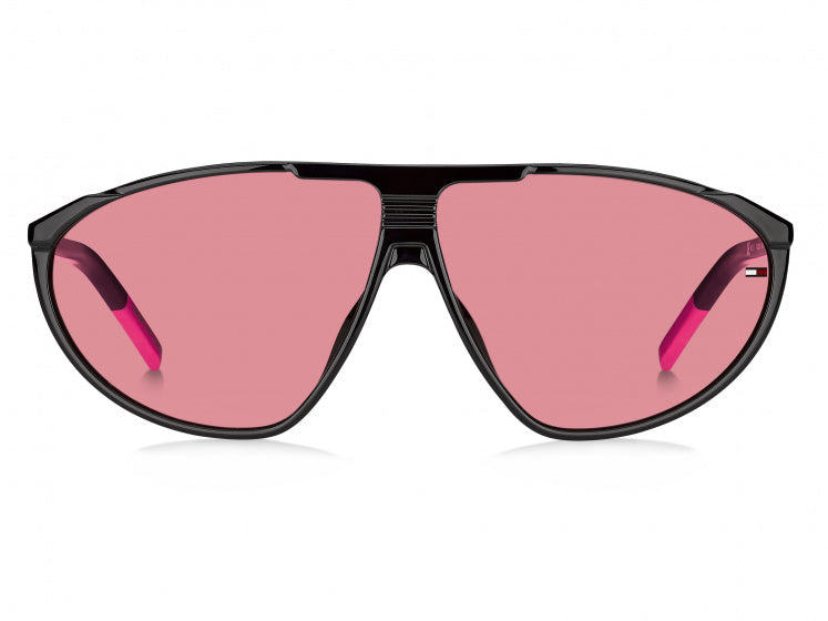 Tommy Hilfiger Sonnenbrille 0027 S Unisex Kat.3 Nylon schwarz rosa