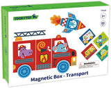 Toky Toy Pädagogische Holzmagnetplattentransport 80-Stück